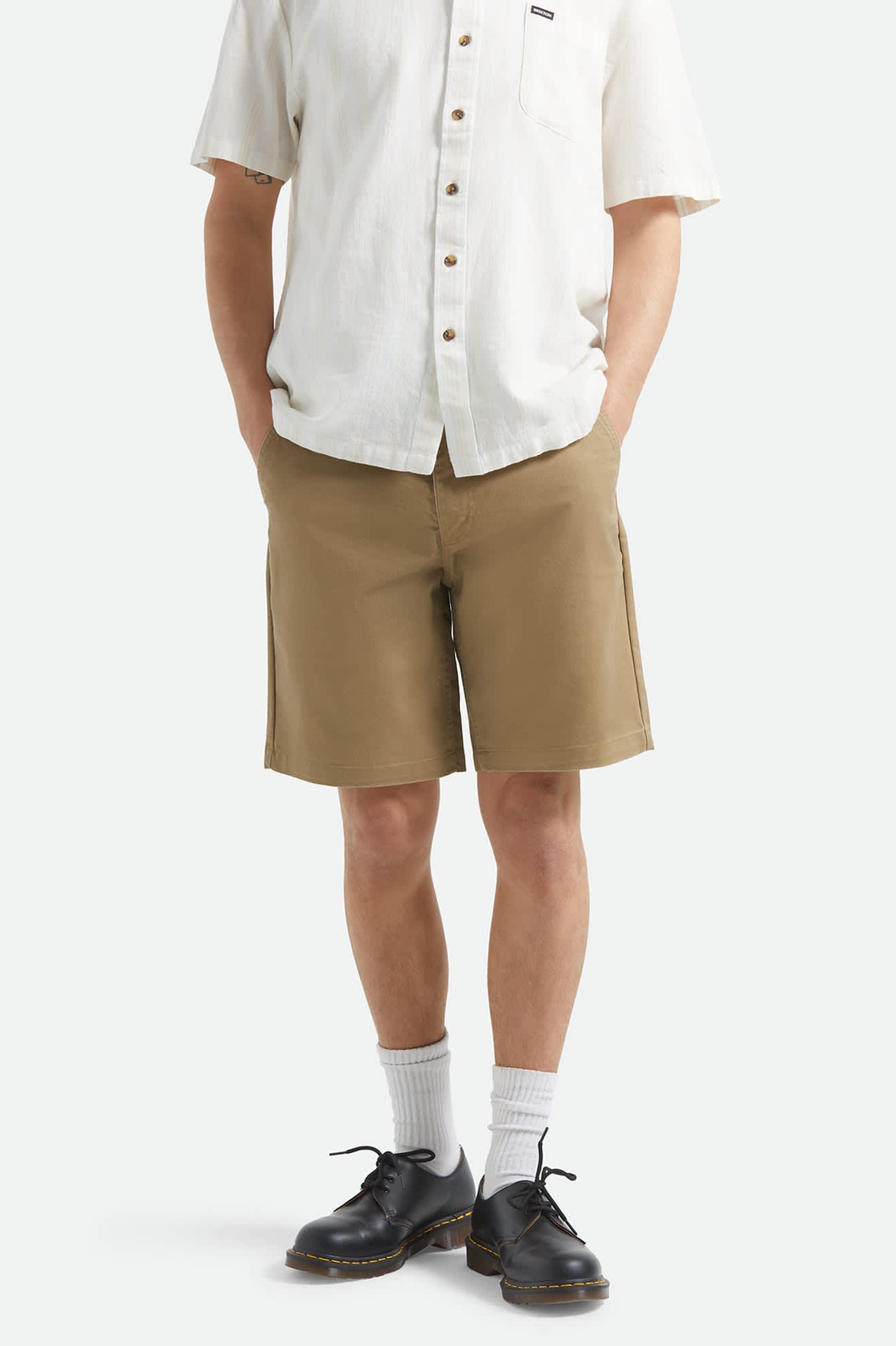 Brixton Santo Chino Shorts - Khaki