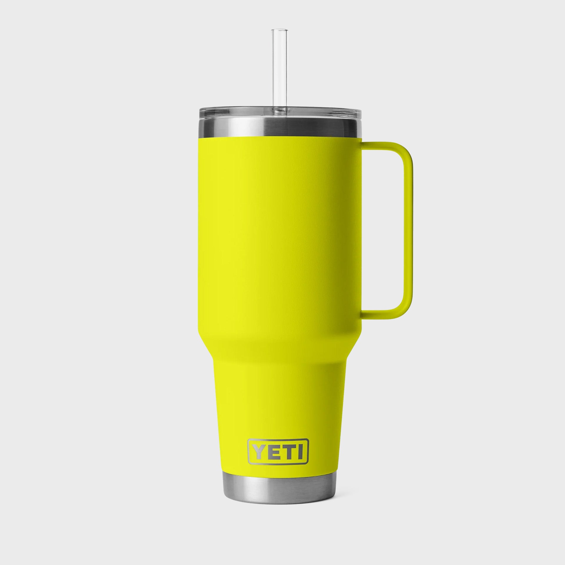 Yeti Rambler 42oz (1242ml) Straw Mug - Firefly Yellow