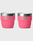 Yeti Rambler 4oz Stackable Espresso Cups (2 Pack) - Tropical Pink