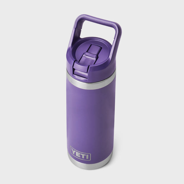 Yeti Rambler 18oz (532ml) Bottle with Straw Lid - Peak Purple