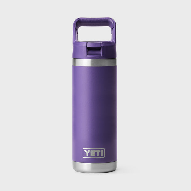 Yeti Rambler 18oz (532ml) Bottle with Straw Lid - Peak Purple