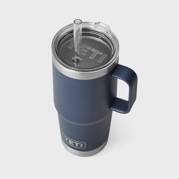 Yeti Rambler 25 oz (710 ml) Mug with Straw Cap - Navy