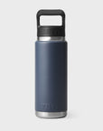 Yeti Rambler 26 oz (769 ml) Bottle with Straw Cap - Navy - ManGo Surfing