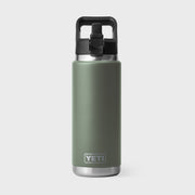Rambler 26 oz (760 ml) Bottle with Straw Cap - Camp Green - ManGo Surfing