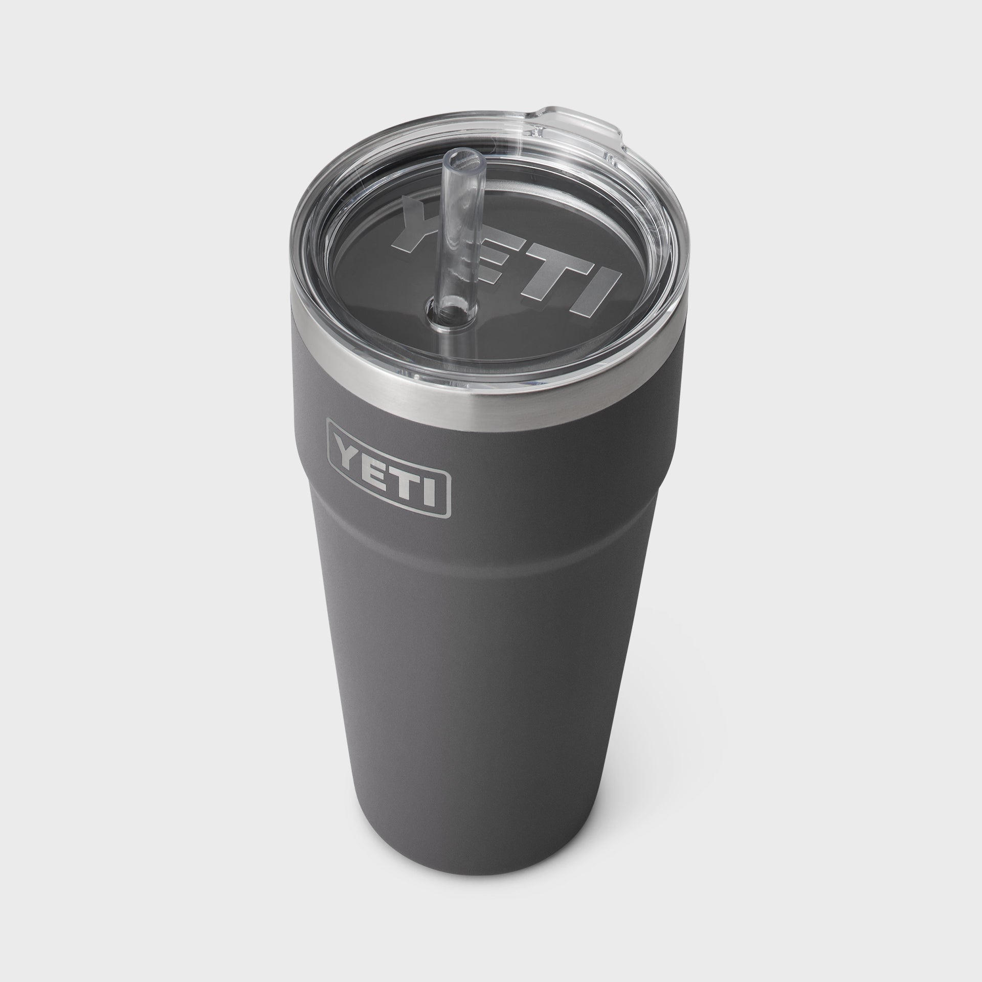 Yeti Rambler 26 oz (760 ml) Straw Cup - Charcoal - ManGo Surfing