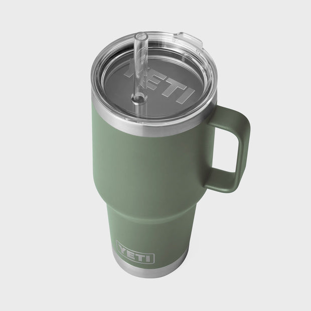 Yeti Rambler 35 oz (994 ml) Straw Mug with Straw Lid - Camp Green