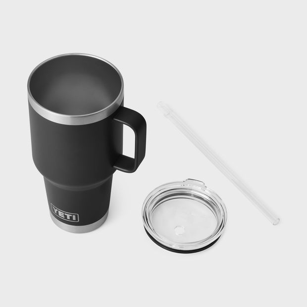 Yeti Rambler 35 oz (994 ml) Mug with Straw Cap - Black