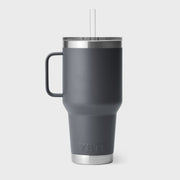 Yeti Rambler 35 oz (994 ml) Mug with Straw Cap - Charcoal