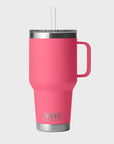 Yeti Rambler 35oz (994 ml) Straw Mug - Tropical Pink - ManGo Surfing