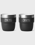 Yeti Rambler 4 oz Stackable Espresso Cups (2 Pack) - Black - ManGo Surfing