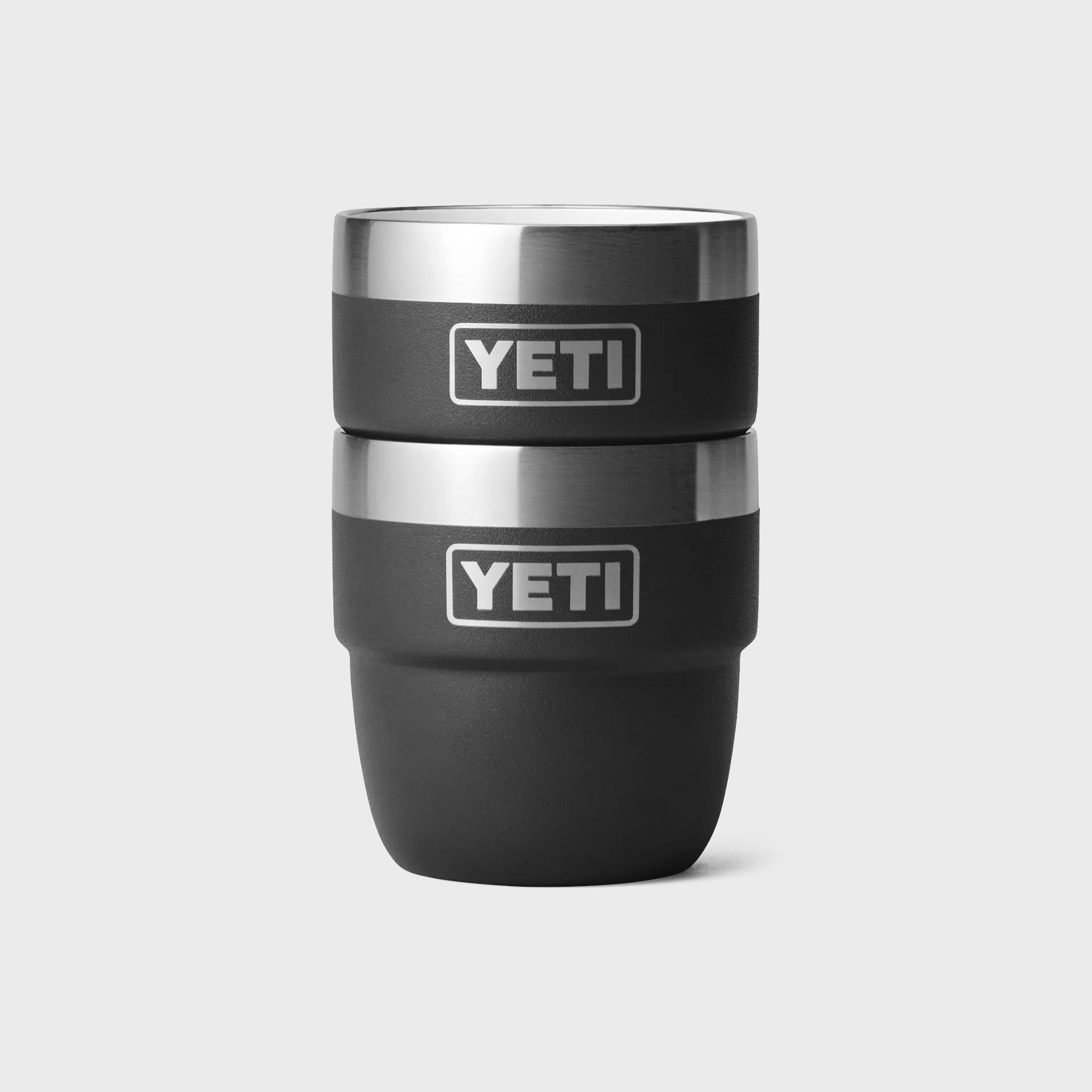 Yeti Rambler 4 oz Stackable Espresso Cups (2 Pack) - Black - ManGo Surfing