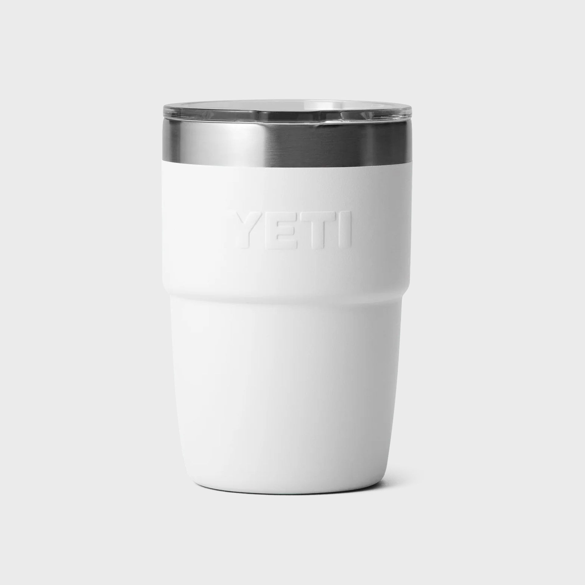 Yeti Rambler 8 Oz (237 ML) Stackable Cup - White - ManGo Surfing