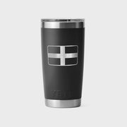 Yeti Rambler Tumbler 20oz (591ml) - St Pirans (Cornish) Flag