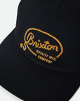 Brixton Gallatin Snapback Hat - Black
