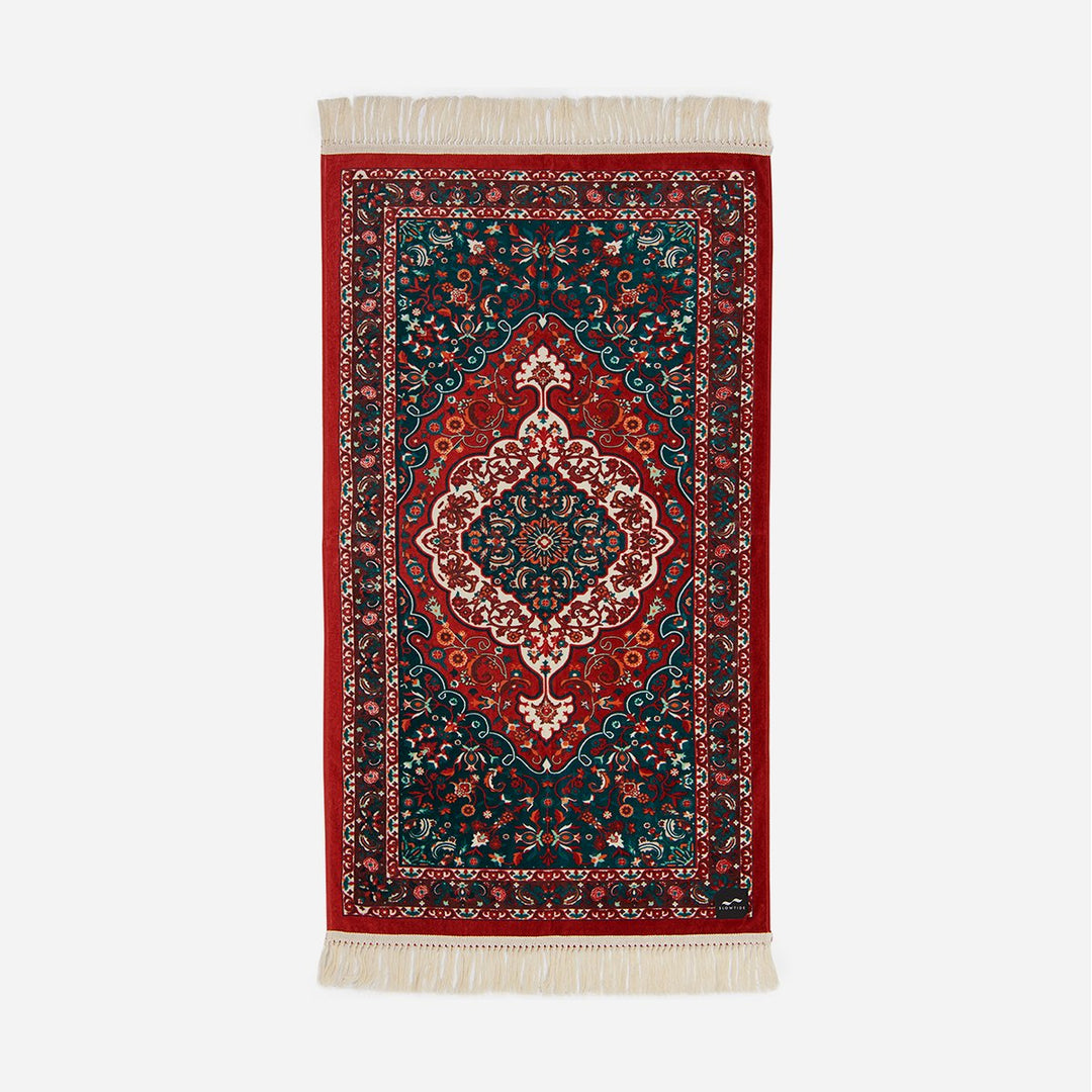 Haven Cotton Beach Towel - One Size - Burgundy - ManGo Surfing