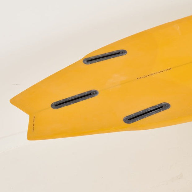 RJ Midlength Twin Fin - Saffron - ManGo Surfing
