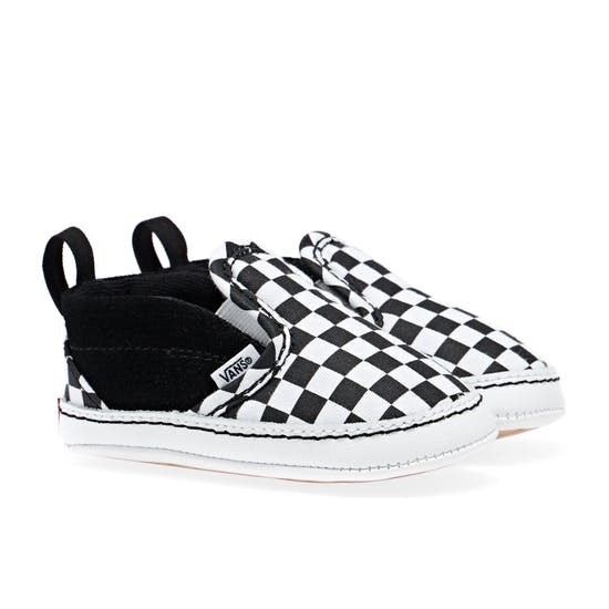 Infant Slip-On V Crib Shoes / Checkerboard - ManGo Surfing