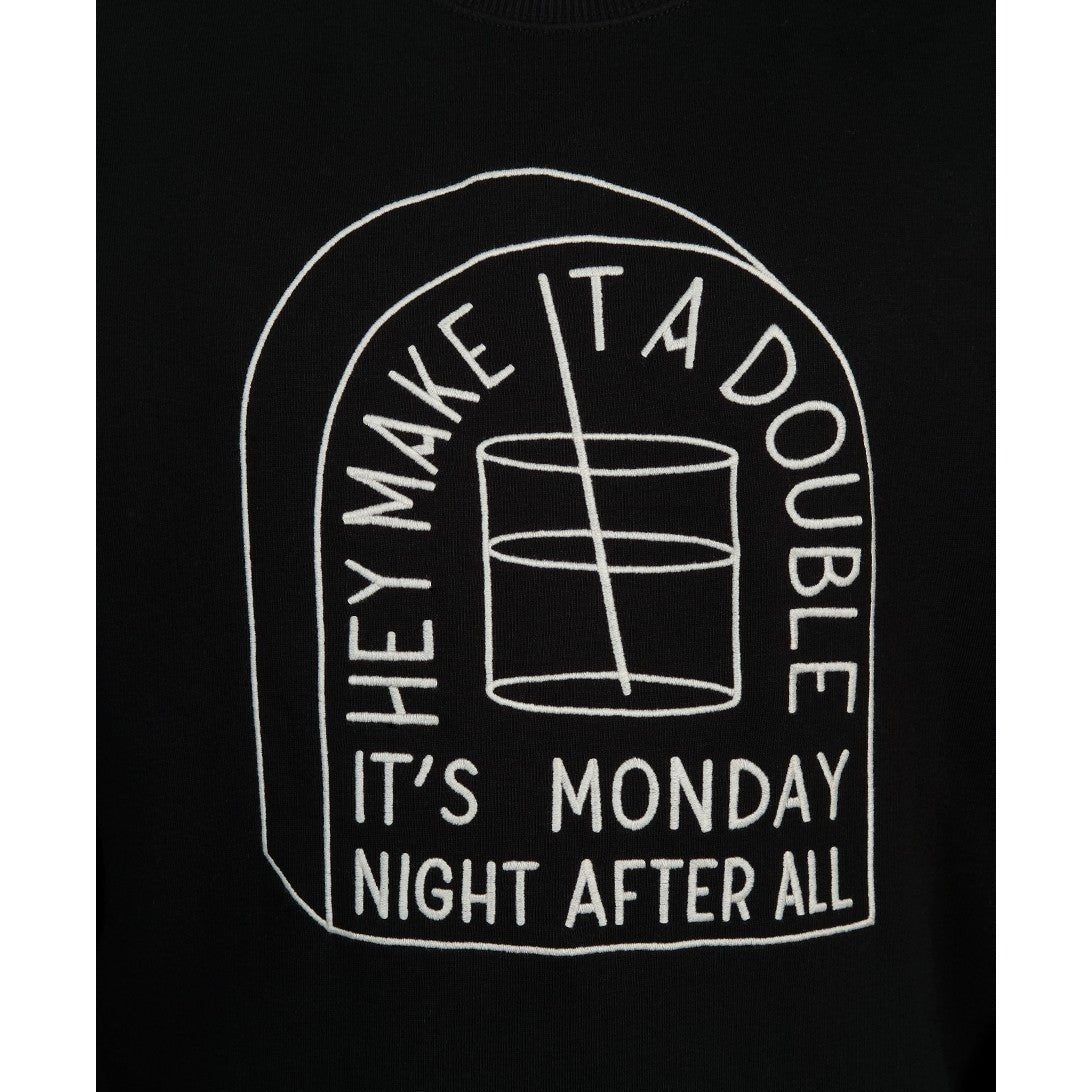 Monday - Black - Sweatshirt - ManGo Surfing