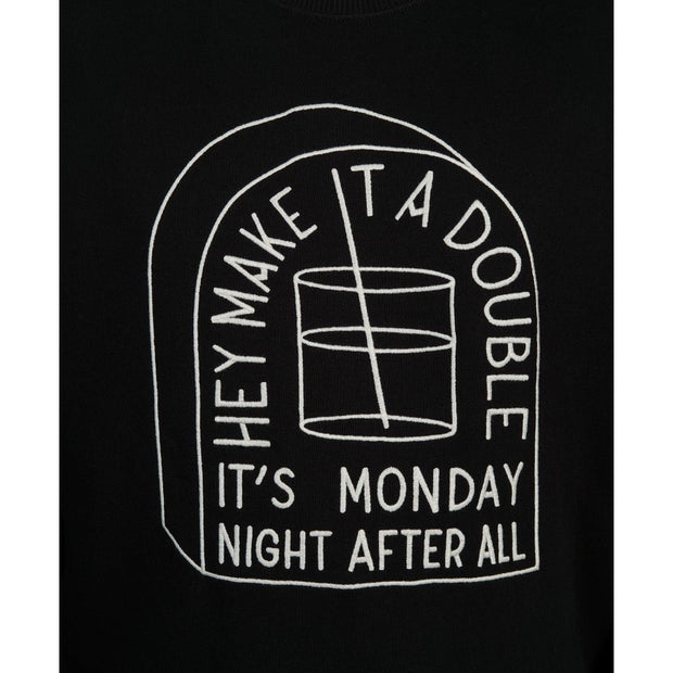 Monday - Black - Sweatshirt - ManGo Surfing