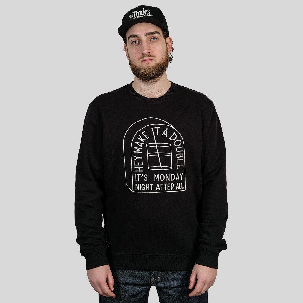 Monday - Black - Sweatshirt - ManGo Surfing