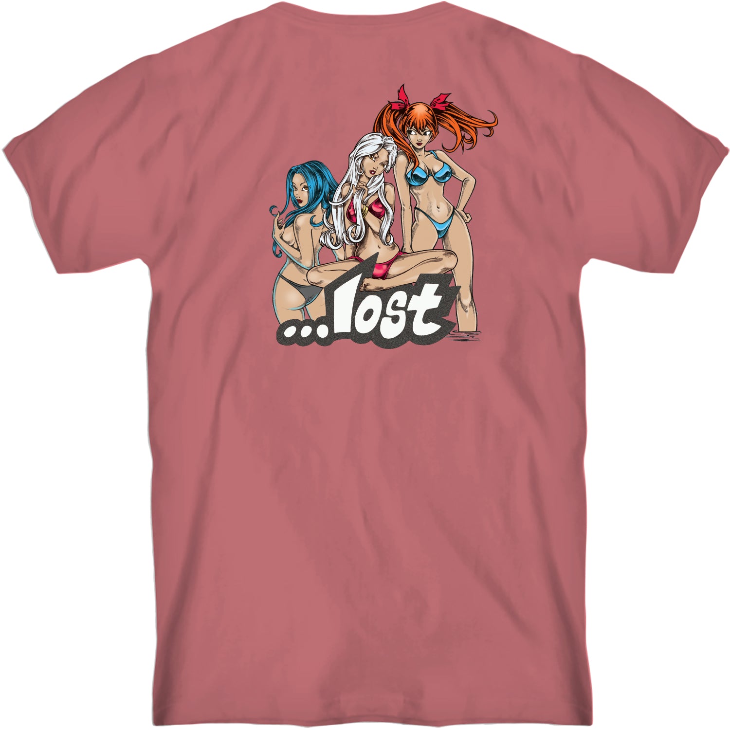 Dimes Vintage Dye Mens Tee T-Shirt Coral - ManGo Surfing