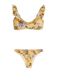 Prtslender Bikini - Womens Swimwear - Tumeric Yellow - ManGo Surfing