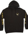 Ahi mount Mens Hooded Fleece Hoodie - Black - ManGo Surfing