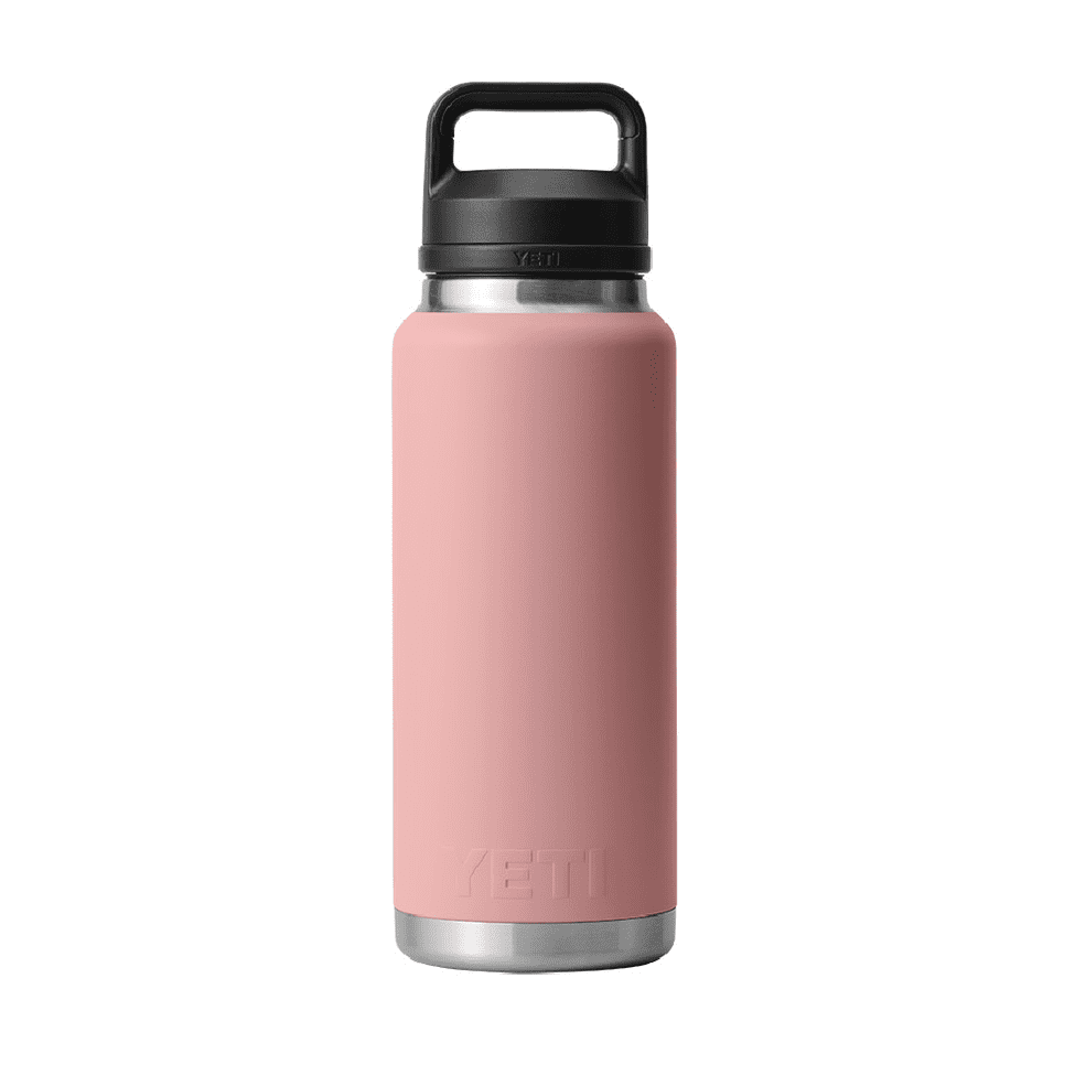 Rambler 36 oz (1065 ML) Bottle with Chug Cap | Sandstone Pink - ManGo Surfing