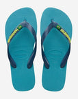 Hav. Brasil Logo | Nautical Blue | Flip Flops - ManGo Surfing