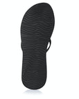 Womens Bliss Nights Flip Flops / Black - ManGo Surfing