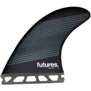 F8 Honeycomb Thruster Fin | Grey/Black | Large | Board Fin - ManGo Surfing