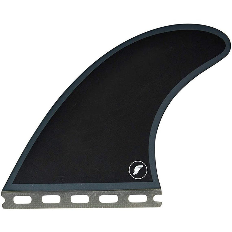 F8 Honeycomb Thruster Fin | Grey/Black | Large | Board Fin - ManGo Surfing
