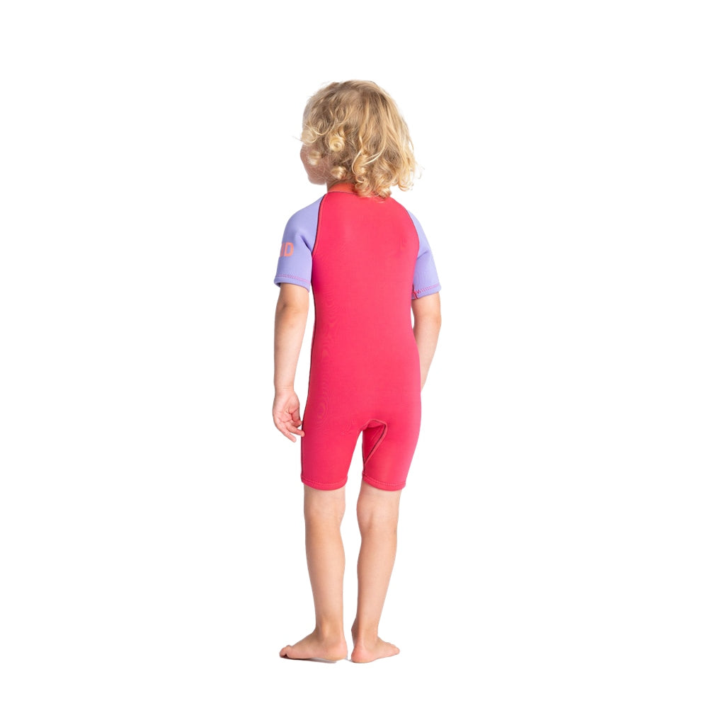 C-Skins C-KID Baby Shorti Wetsuit / Coral/Lilac/Bright Coral - ManGo Surfing