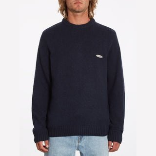 Volcom Mens Edmonder Sweater - Navy - ManGo Surfing