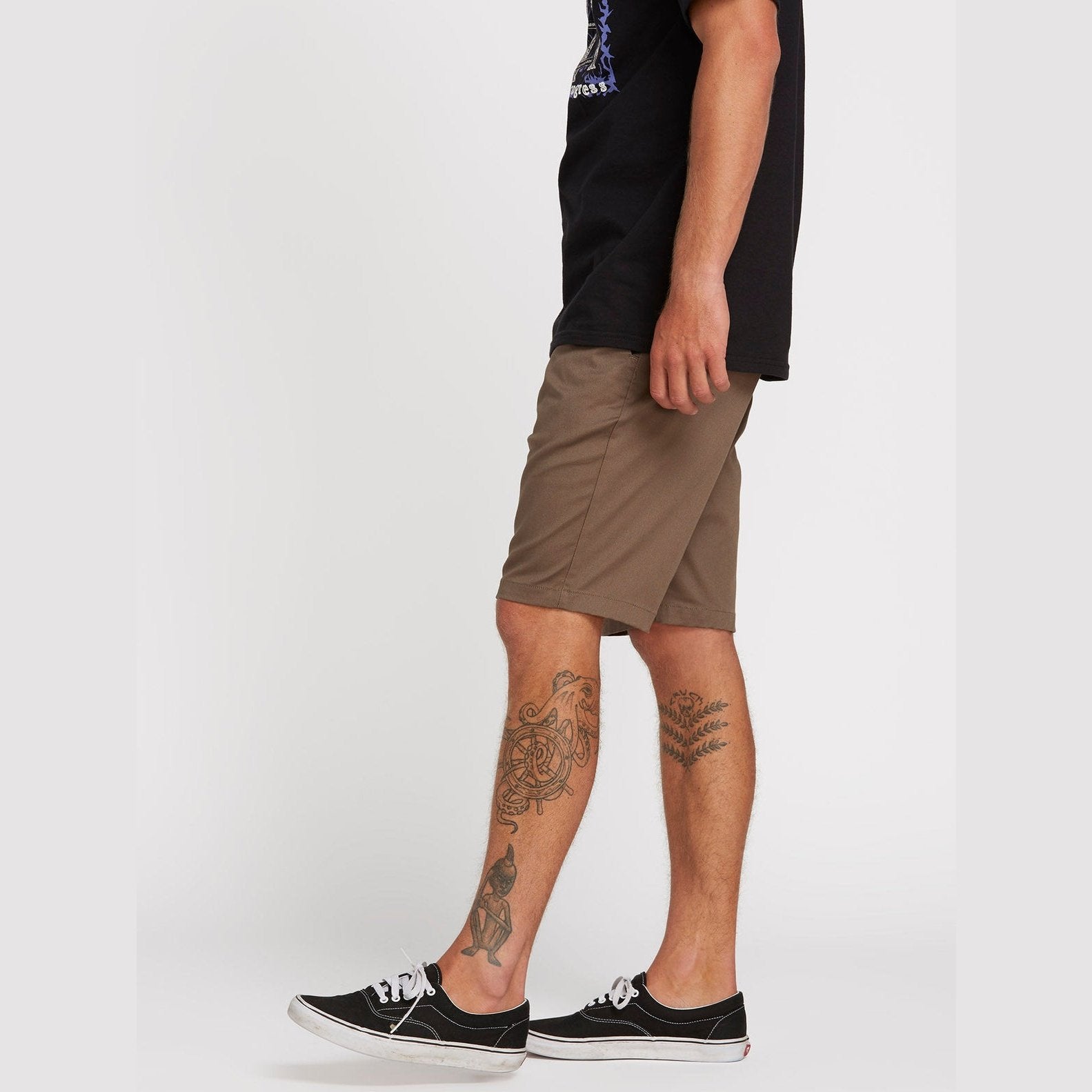 Frickin Modern Stretch 21&quot; Chino Shorts - Mens Shorts - Mushroom - ManGo Surfing