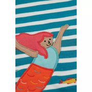 Gianna Dress - Camper Blue Breton/Mermaid - ManGo Surfing
