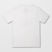 Circle Stones T-Shirt | White | Boys - ManGo Surfing