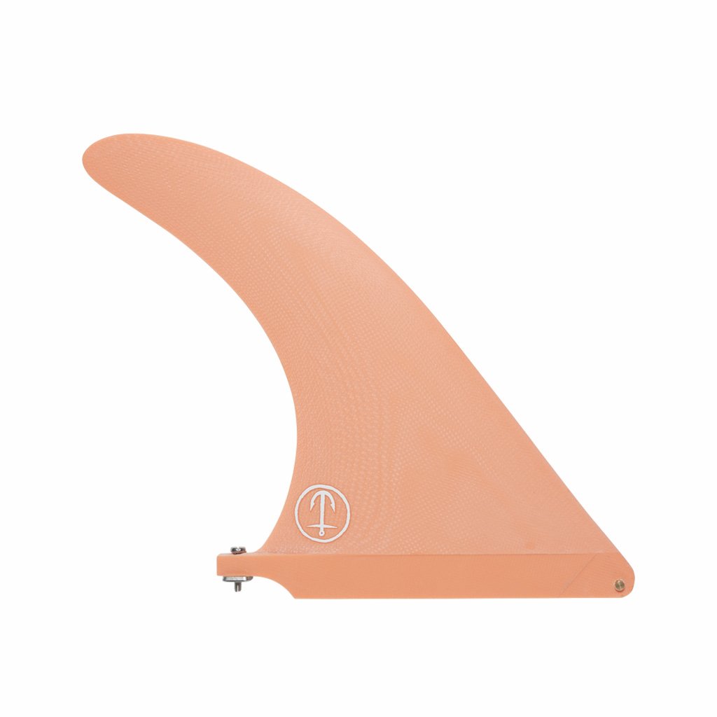 CF Raked 10 - Longboard Fin - 10.0" - Salmon - ManGo Surfing