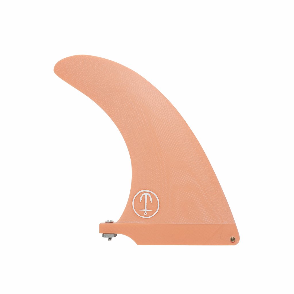 CF Slasher 8 - Longboard Mid Length Fin - 8.0" - Salmon - ManGo Surfing