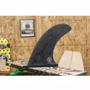 Joel Tudor 9.5 - Longboard Pivot Fin - One Size - Black - ManGo Surfing