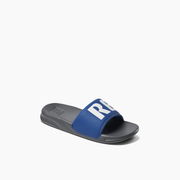 Kids Boys One Slide Sliders Sandals - Grey Blue