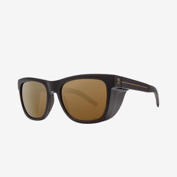 JJF 12 Sunglasses - Unisex Sunglasses - Matte Black/Bronze Polarized Pro - ManGo Surfing