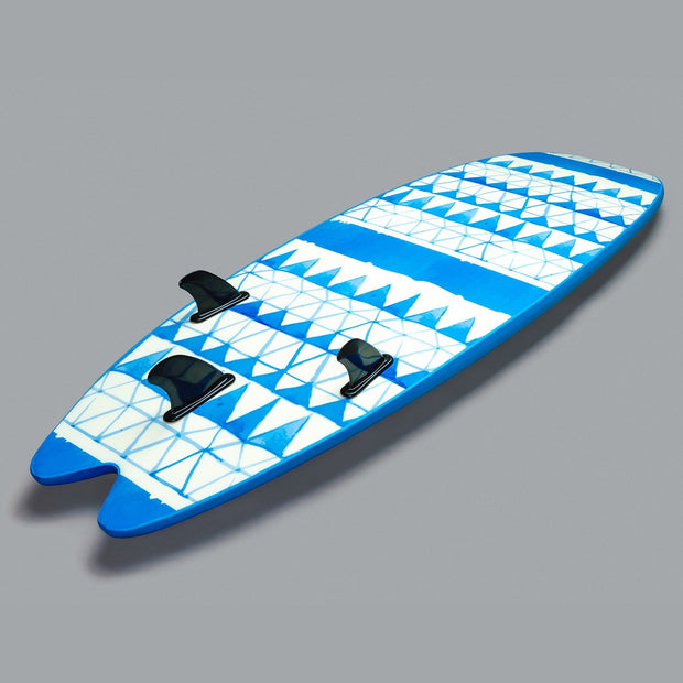 Vision XPS Ignite Softboard Foamie - Fish  - Blue/Navy - 5'7 or 6'2 - ManGo Surfing
