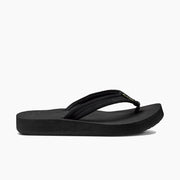 Womens Cushion Breeze Flip Flops / Black/Black - ManGo Surfing