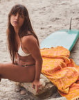 Rosie Premium Woven Towel - One Size - Orange - ManGo Surfing