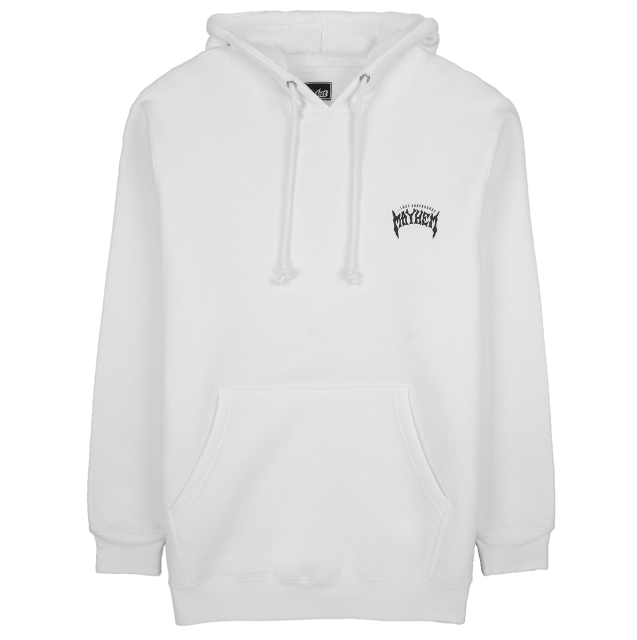 Mayhem Designs Heavy Hoodie - Mens Hoodie - White - ManGo Surfing