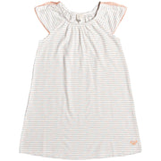 Surf Shop, Surf Clothing, Roxy, Mising You Short Sleeve Dress, Dresses, Marshmallow Rainbow Stripe