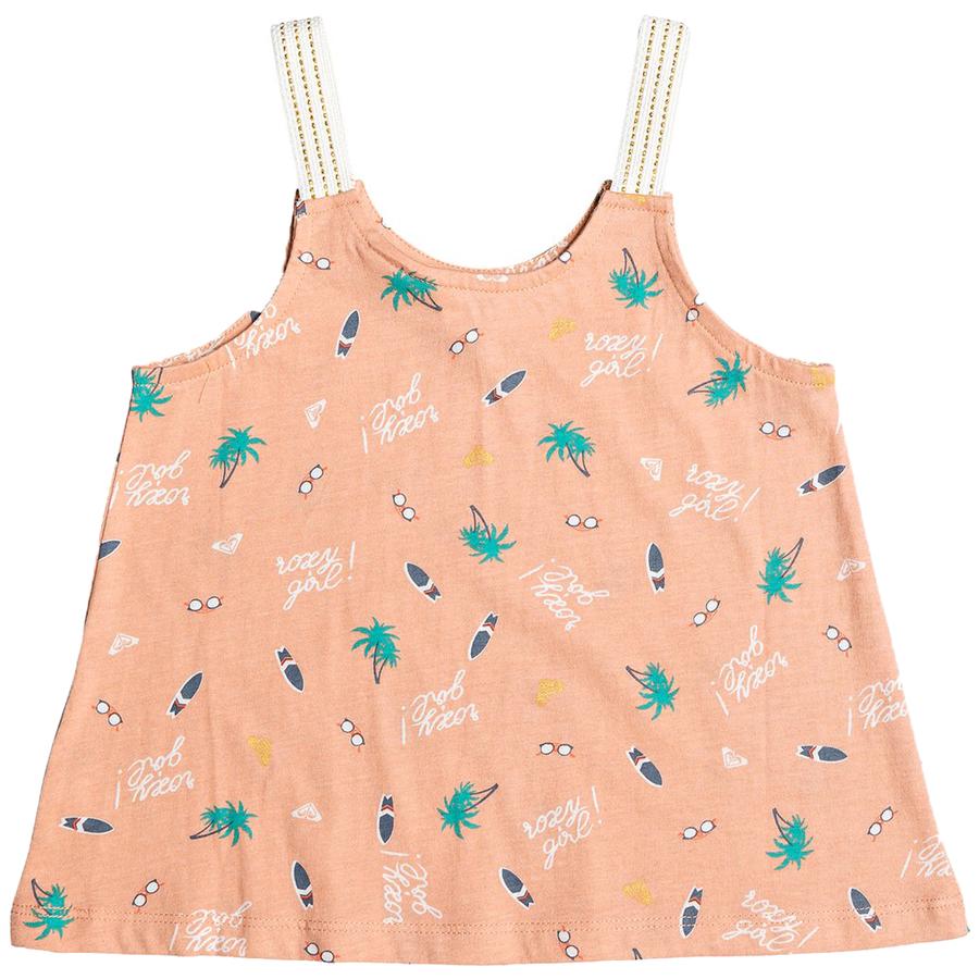 Surf Shop, Surf Clothing, Roxy, Paper Stars Vest Top, Tshirt, Salmon Summer Hobbies