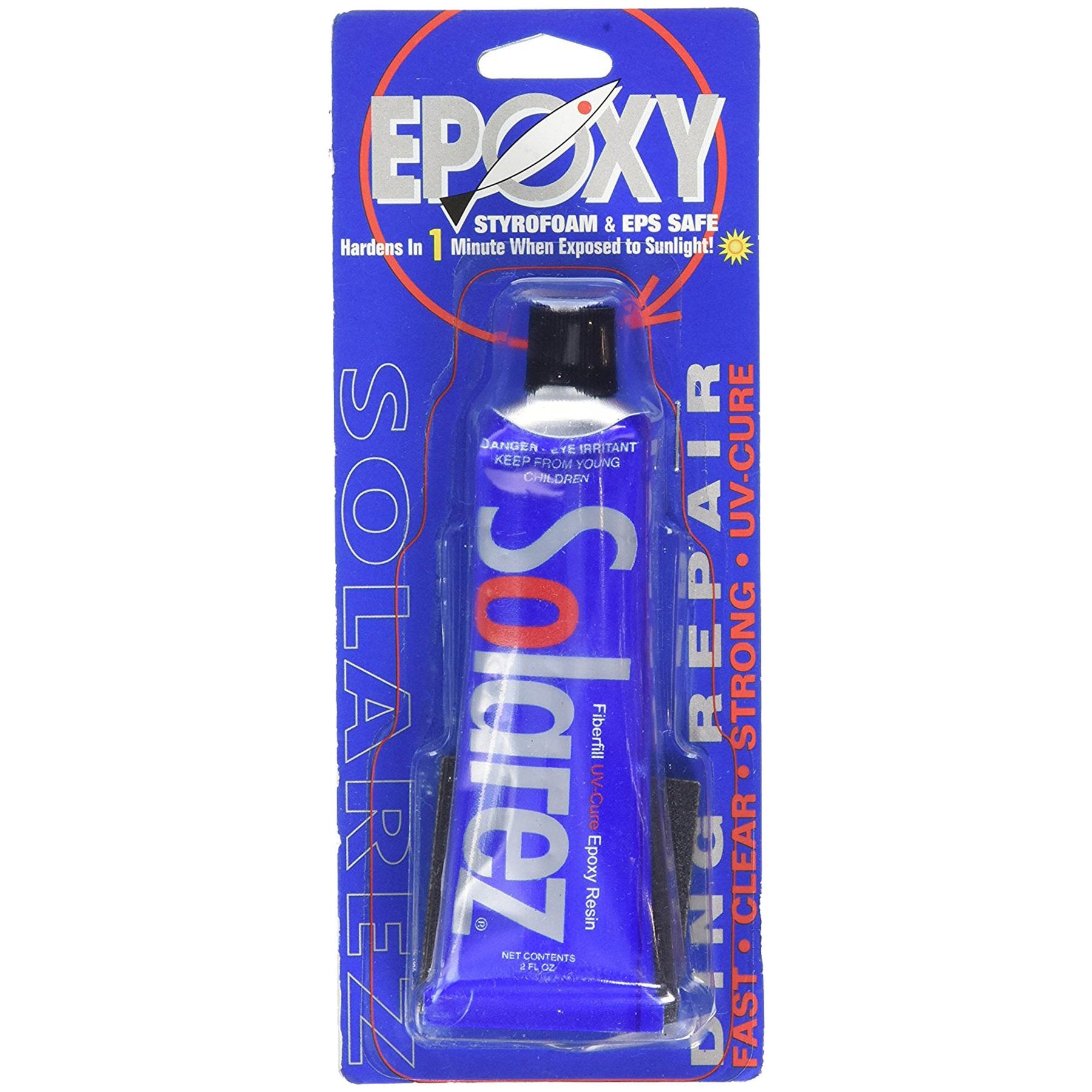 Surf Shop, Surf Hardware, Solarez, Epoxy 2 oz UV Cure, Surf Accessories, Repair Kit
