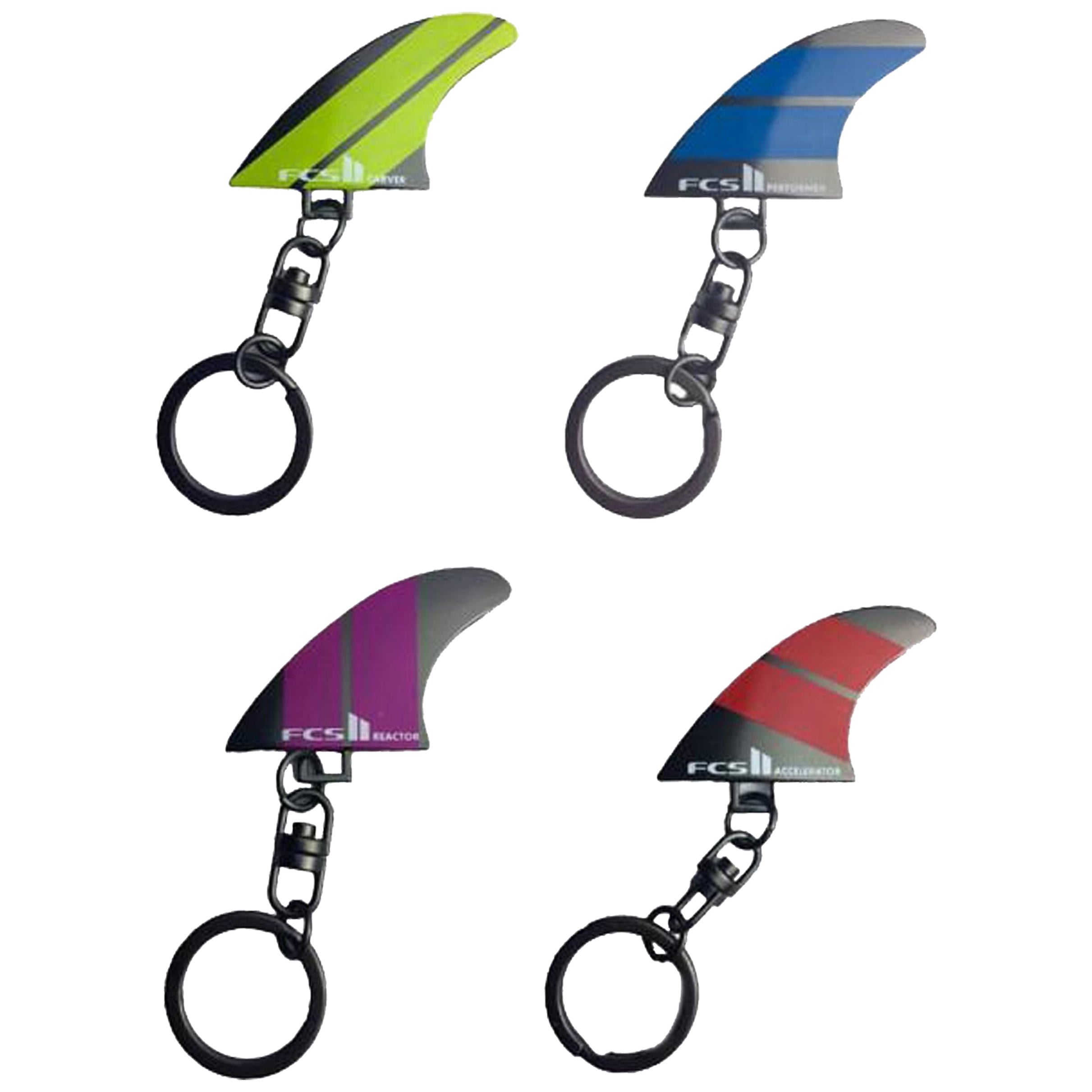 Fcs 2 Key Ring | Assorted - ManGo Surfing
